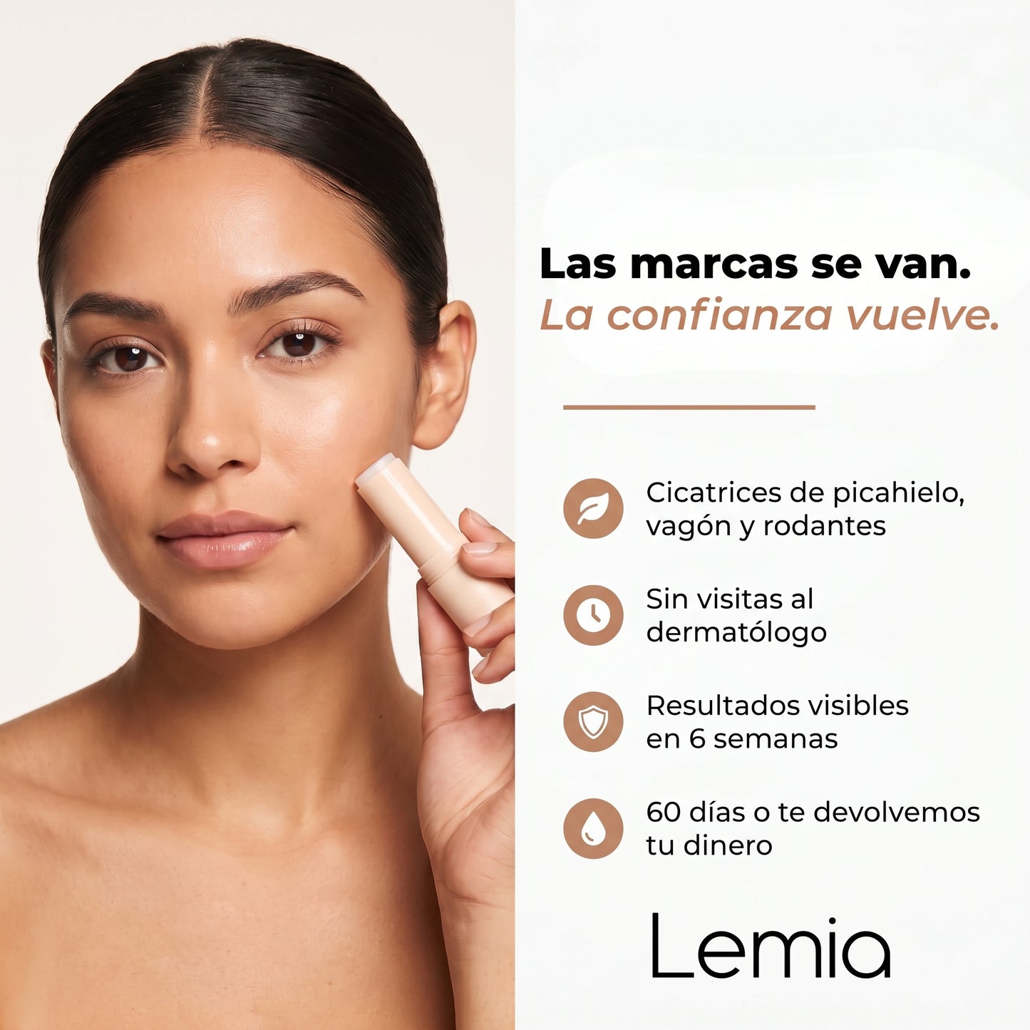 Stick Reparador de Cicatrices con Silicona Médica