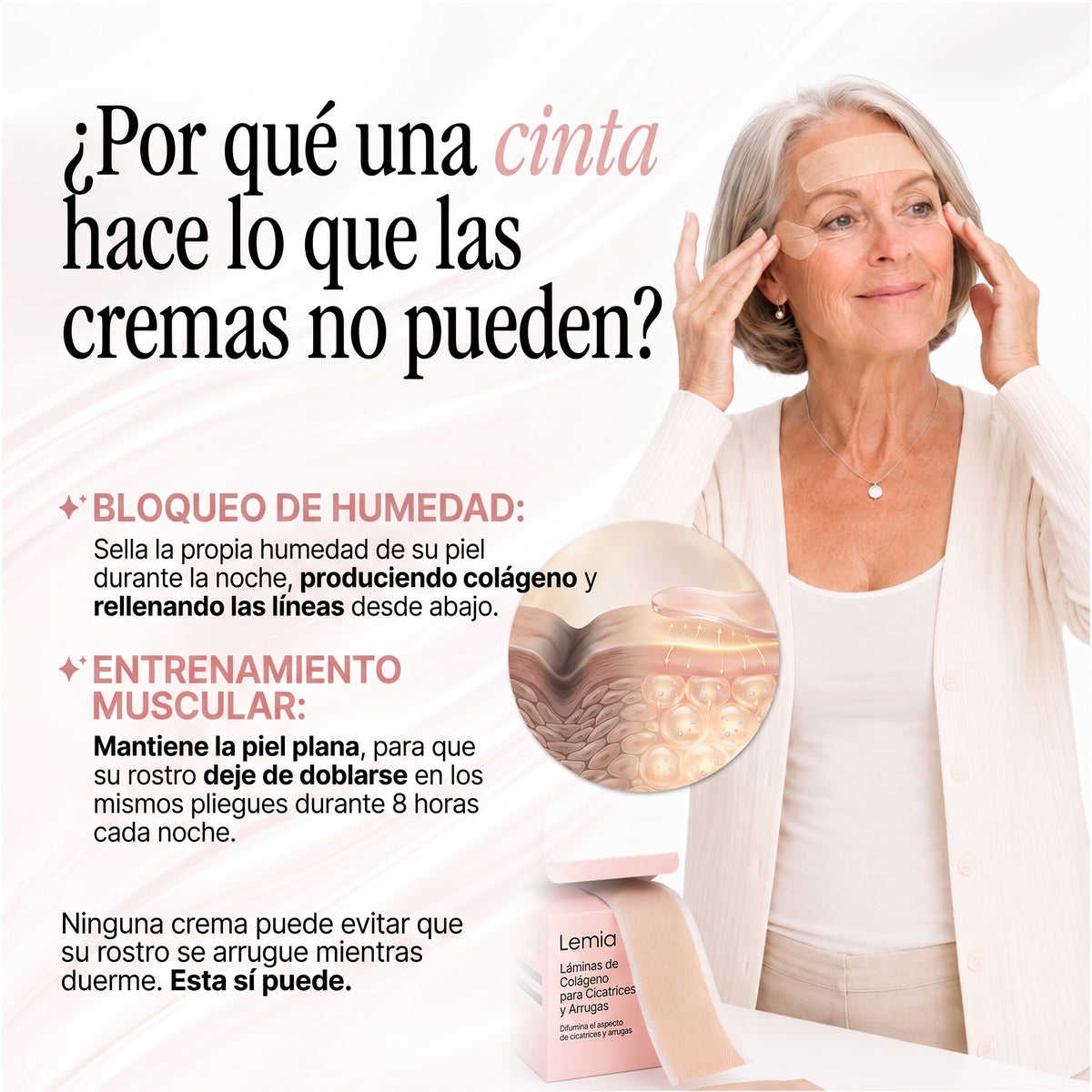 Cinta de Colágeno — Tu Alternativa al Bótox Sin Agujas.